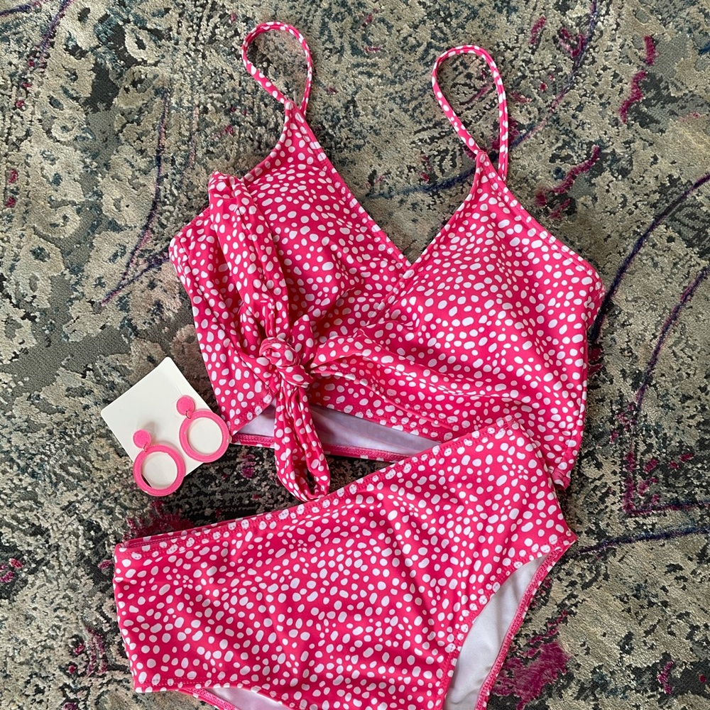 Two piece bathing suit